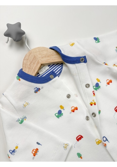 Sezgibaby Yeniçay Erkek Bebek 2'li Takım Mavi