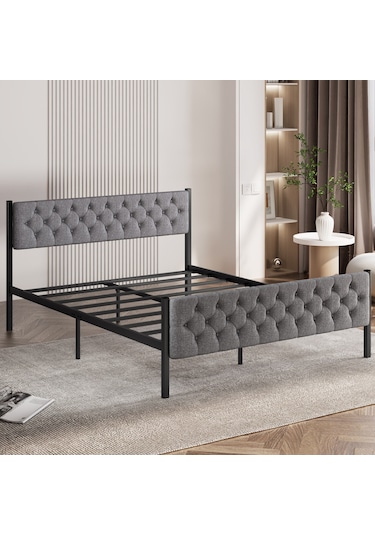 Stil Metal Karyola 150x200 Cm Antrasit Renk 150 x 200 CM