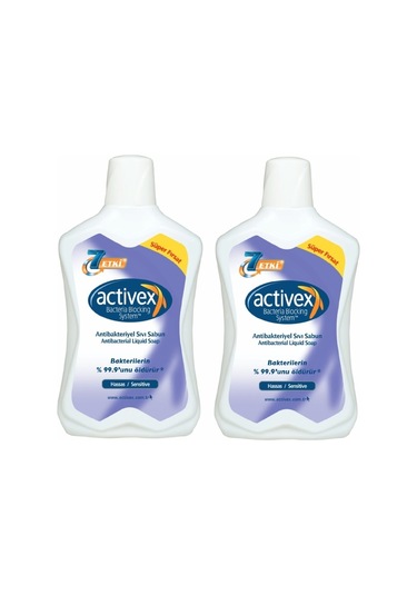Activex Antibakteriyel Hassas Sıvı Sabun 700 ML x 2