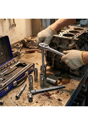 Workpro Wp202564 1/2 Cr-v 24 Parça Metrik Ağır Hizmet Lokma Takımı Fr Wp202564