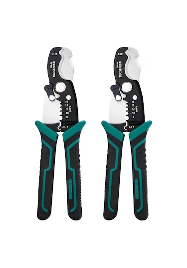 Yaleker Elektrikçi İçin 190mm El Kesici Aleti - Kablo Kabuk Açıcı, Multifonksiyon Tel Soyucu, Profesyonel Ve Ev Kullanıma Uygun