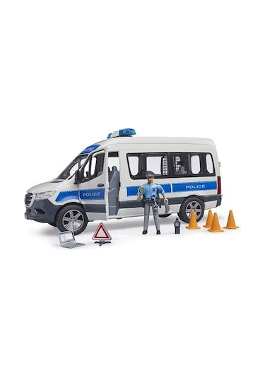Bruder Mb Sprinter Polis Minibüsü, Sürücüsü Ve Aksesuarları Br02683