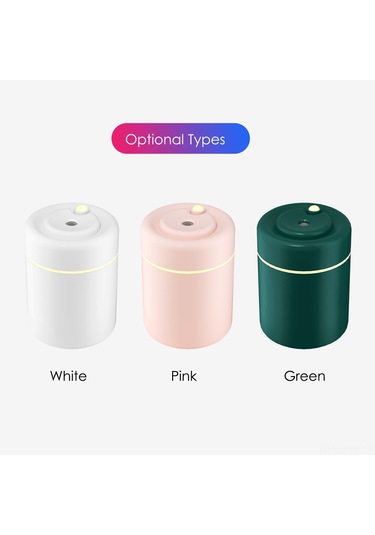 Suofeng Araç İçin Usb Beslemeli 180ml Buharlayıcı - 2.5w, Çift Sprey Modu, Otomatik Kapanma, Gece Lambası, Mini Beyaz