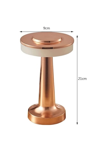 Taşınabilir Şarjlı Masa Lambası Dimmerli Dekoratif Oslo Abajur