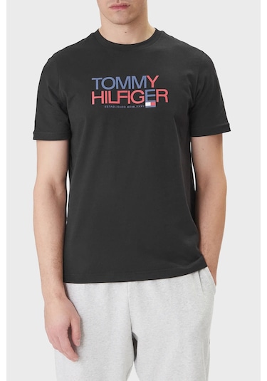 Tommy Hilfiger Erkek T Shirt Mw0mw42369 Bds Siyah Tommy Hilfiger Erkek T Shirt Mw0mw42369 Bds Siyah