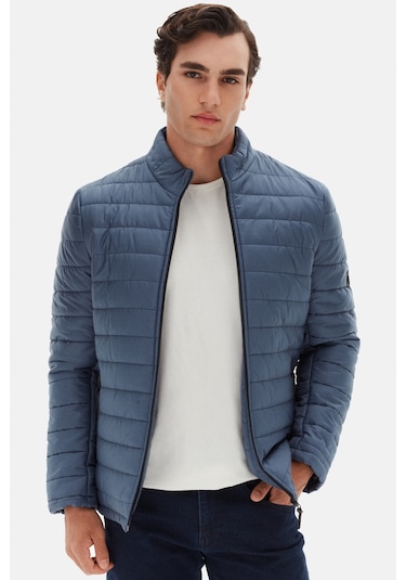 Ds Damat Slim Fit Mavi Rüzgar Geçirmez Elyaf Dolgulu Şişme Mont 3hf07ort04262 701 Ds Damat Slim Fit Mavi Rüzgar Geçirmez Elyaf Dolgulu Şişme Mont 3hf07ort04262 701