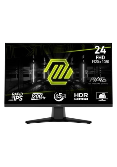 MSI MAG 242F 23.8" 0.5 Ms Full HD IPS 200 Hz Oyuncu Monitörü