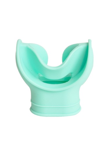 Geeroyoo Su Dalış Regülatörü İçin Evrensel Silikon Islak Ağızlı Kafa, Renkli Tasarım, Solunum Ayarlama Özelliği Yeşil, Tek Boyut