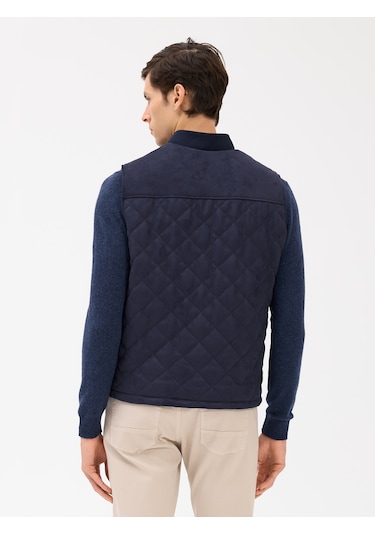 Karaca Erkek Deri Yelek-lacivert 114328003-12-50 119184 Lacivert