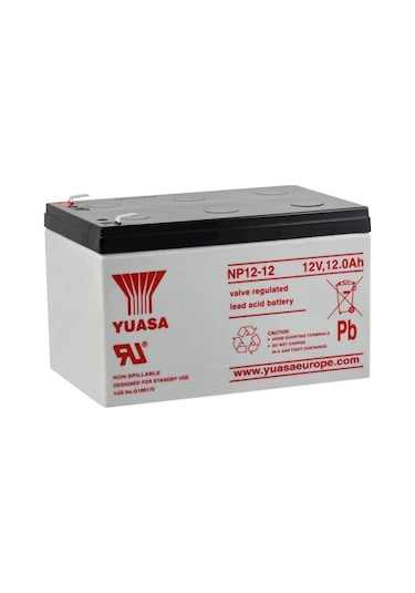 Yuasa NP12-12 12V 12Ah Bakımsız Kuru Akü