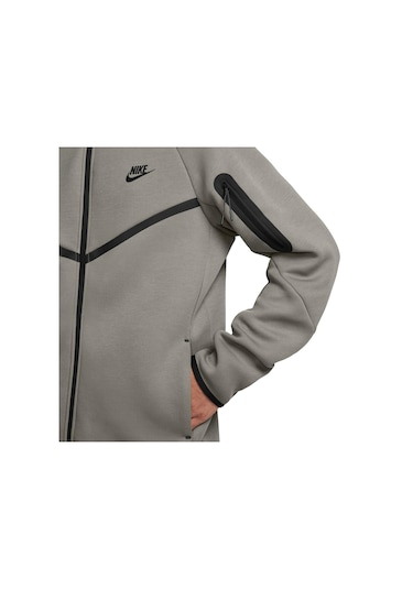 Nike Tech Fleece Fz Windrunner Hoodie Erkek Yeşil Sweatshirt-sportxoutlet Yeşil
