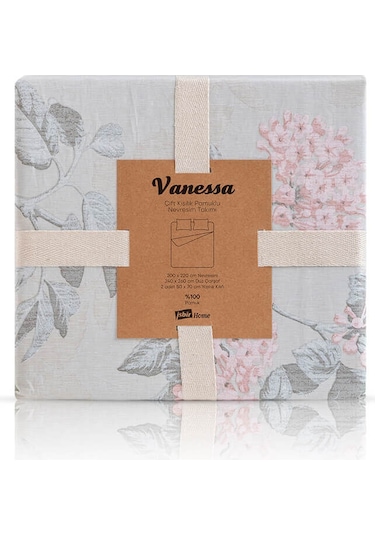 Vanessa 60 Tel %100 Pamuk Nevresim Takımı Renkli