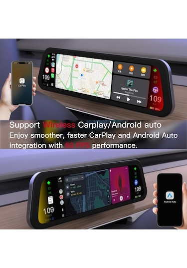 Tesla Model Y Ve 3 Uyumlu Heads-up Display Monitör 9,6''