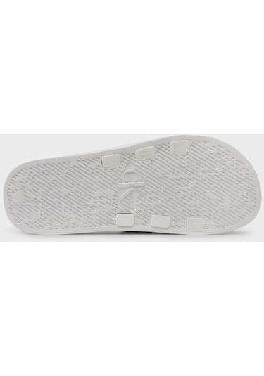 Calvin Klein Calvın Kleın Erkek Terlik Ym0ym00361-ybr Ym0ym00361-ybr Beyaz