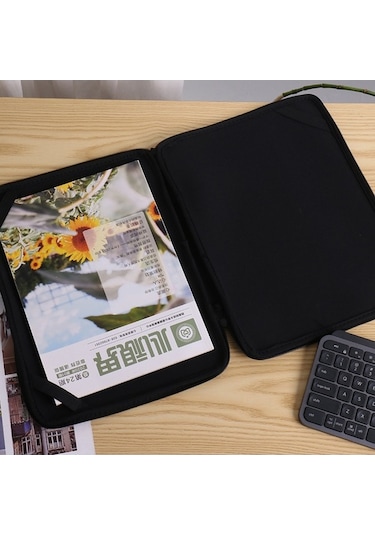 Ebitda A03 13 İnç Neopren Dizüstü Bilgisayar Kılıfı Çantası - Tablet Ve Evrak Taşıma - Siyah Siyah Siyah