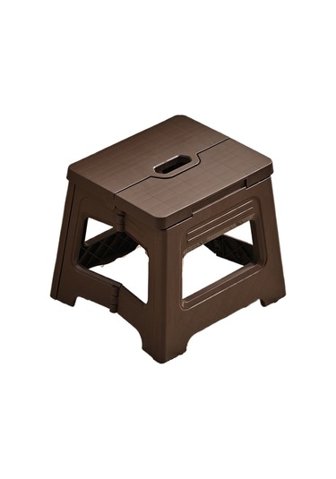 Crosswing Plastik Katlanır Küçük Tabure-kahverengi Kahverengi