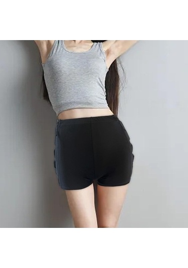 Trendooze Suntek Şort Pedleri Koruma Kalça Hava Çocuklar Açık Zk Siyah