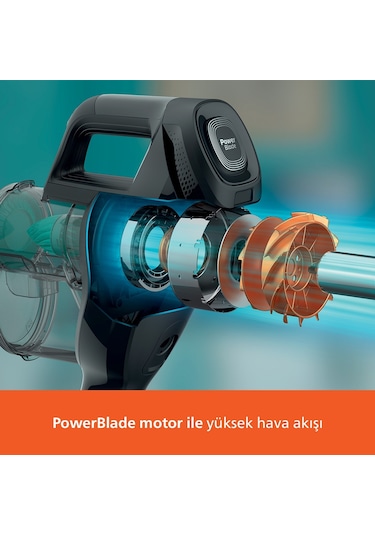 Philips FC6724/01 SpeedPro Dikey Şarjlı Süpürge