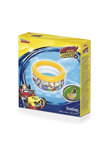 Bestway 91018 Mickey Rr Havuz 70 Cm Çocuk Oyuncak Eğitici Zeka Ge Çok Renkli