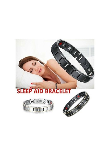 Erkekler & Amp Amp Kadınlar Terapötik Enerji Şifa Manyetik Bilezik, Terapi Artrit Gmsp688-gold Altın - Gri