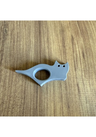 Kitap Ayracı - Sayfa Tutucu - Tek El Kitap Okuma Aparatı Kedi