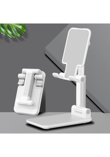 Joyhub Betty Becky Telefon Tutucu Standı Metal Masaüstü Tablet Tutucu Katlanabilir Uzatma Braketi Siyah Havalandırma