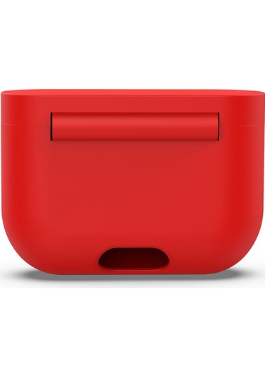 Honmex Sony Wf-1000xm3 Kulaklık Koruması - Yumuşak Silikon Kılıf - Kırmızı Renk Kırmızı