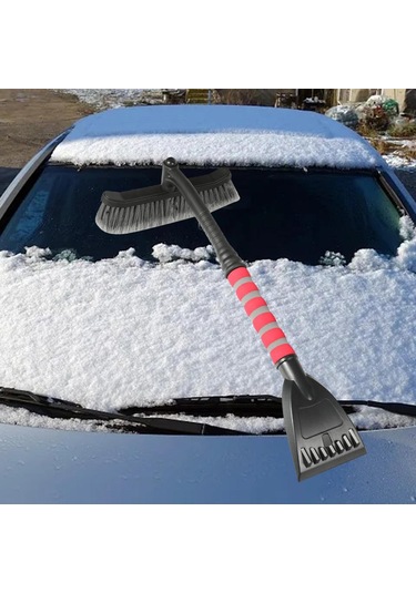 Suntek Magideal Otomatik Kar Fırçası Ön Cam Buz Kazıyıcı Kırmızı - Siyah