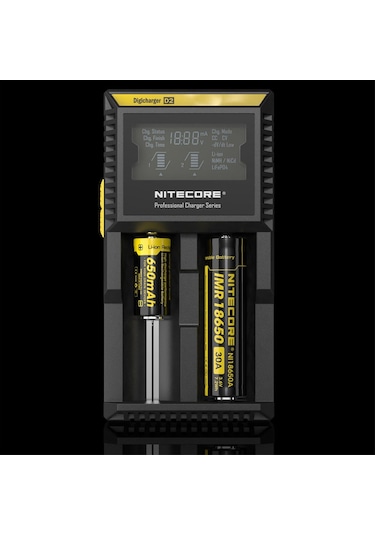 Nitecore D2 Pil Dolum Kiti (Digicharger) Çok Renkli