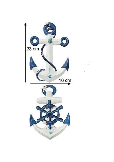 El Yapımı İkili Çapa Seti 23cm 16cm