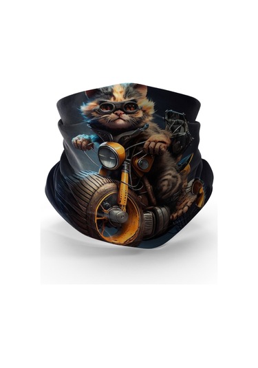 Bebo Store Extreme Spor Motor Ve Bisiklet Kullananlara Özel Desenli Buf Boyunluk Bandana Balaklava - 12032024-2