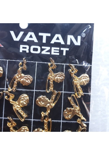 Yaka Rozeti Atatürk ve İmzası 30 Adetli Paket