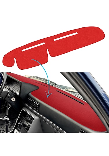 Renault Broadway R9 /11 Spring Fairway Flash Kırmızı Torpido Koruma Halısı Örtüsü | 1981-1999