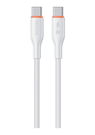 Wk Wdc-93 65w Tip-c Tip-c Silikon Veri Kablosu, Uzunluk: 1.2m Beyaz