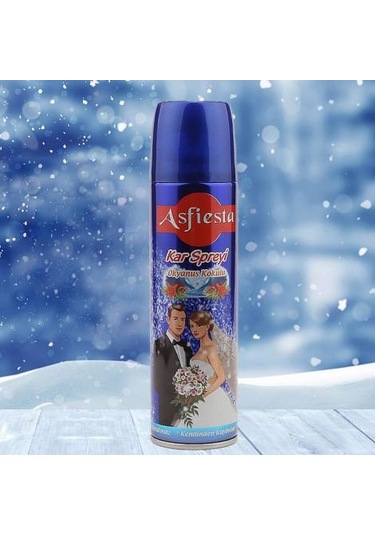 Büro Ev Ofis Etkinlik Partisi İçin 250ml Okyanus Kokulu Yapay Kar Spreyi