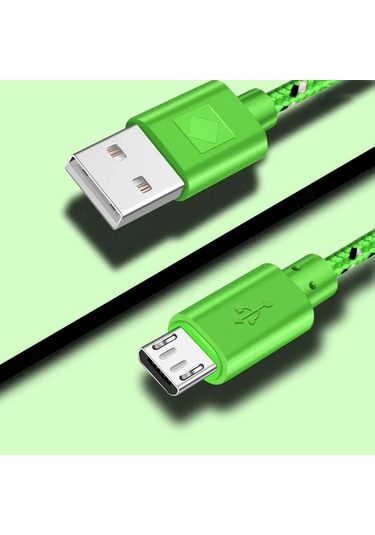 Maerknon60w Hızlı Şarj Mikro Usb Kablo Xiaomi Redmi Samsung Uyumlu S6 S7 İçinkoyu Gri0.75 M