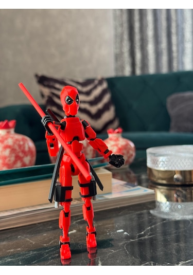 Dummy Deadpool Eklemleri Hareketli 14 Cm Mini Figür Deadpool
