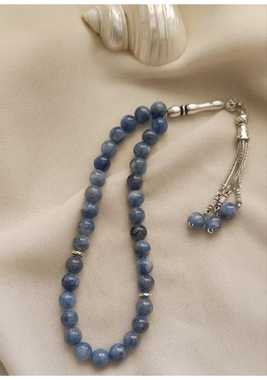 Tesbih 33 Lü 08 Mm Doğal Taş Kyanit Aaa Kalite Tesbih