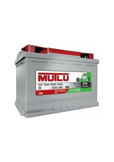Mutlu Ana Bayinden 12v 72 Ah Efb Start-stop