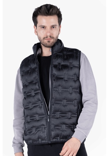 Siyah Şişme Yelek Ultrasonic Siyah