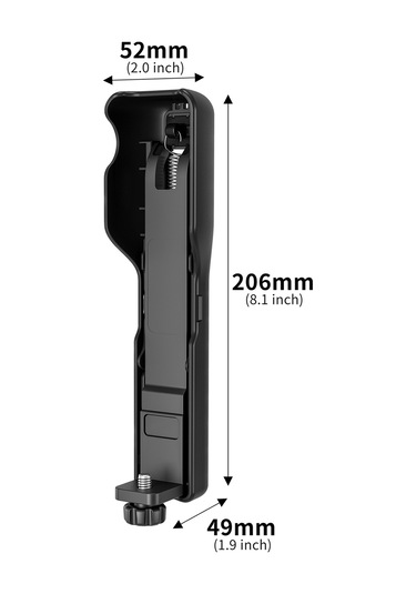 Gajeena Startrc Osmo Pocket 3 İçin Eldeki Titremeyi Azaltıcı, Çok Senaryo Uygulanabilir, Kendini Saklayan Tutamaklı Stablizör Abs+pc, 102g