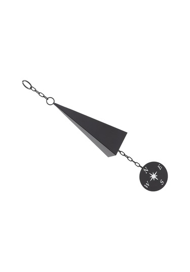 Mufunye Demir Üçgen Zil, Konpasslı Rüzgar Yakalayıcı, Ev Bahçe Veranda Dekorasyonu, Rahatlatıcı Melodi, İç Ve Dış Kullanım