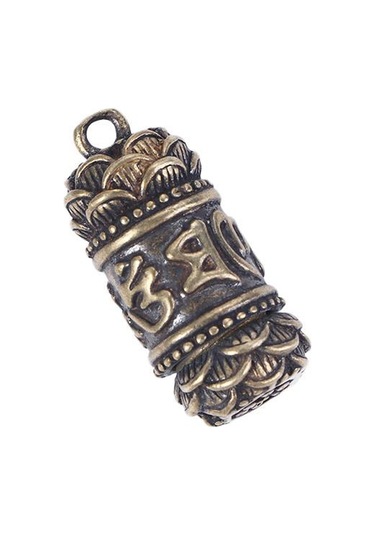 Erkek Silindirik Kutu Açılabilir Anıt Hatıra Anahtarlık Budist Kolye Seyahat Hap Kutusu İlaç Hap Kutusu Kolye Kolye 2,