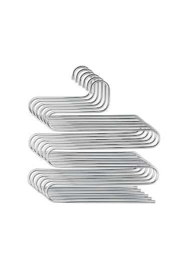 Arvale 6 Adet Metal Pantolon Eşarp Askısı 5 Katlı 6 Adet Askı