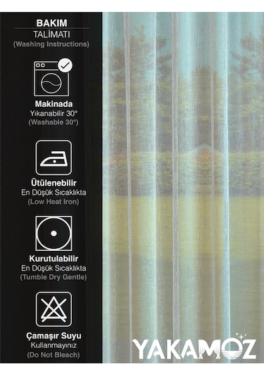 Bej Keten Görünümlü Ekstraforlu Tül Perde Linen Touch Serisi Bej