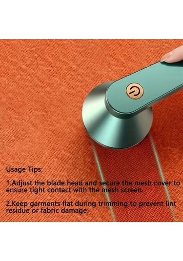 Besthome1 Şarj Edilebilir Yeşil Yün Tüy Toplama Makinesi Ev Ve Çamaşır Bakımı İçin Portatif Yumuşak Kumaş Yeşil