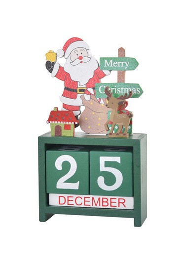 Masa Takvimi Masa Üstü Sayı Tarih Ahşap Bloklar Takvim B