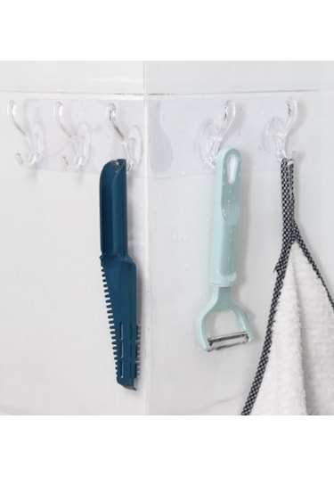 Yapışkanlı Mutfak Askısı Çok Çok Renkli