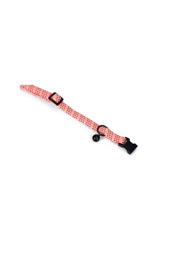Beeztees Kedi Boyun Tasması, Zilli, Pembe, 24,5-33cm