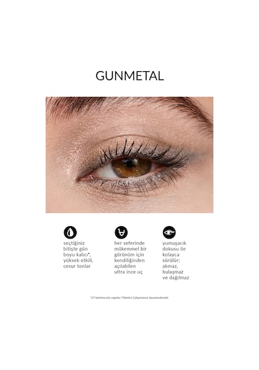 Avon Glimmerstick Asansörlü Metalik Göz Kalemi Gunmetal